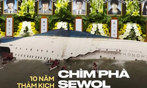 Tròn 10 năm thảm kịch chìm phà Sewol khiến 304 người chết: Xót xa trước tình cảnh của người sống sót