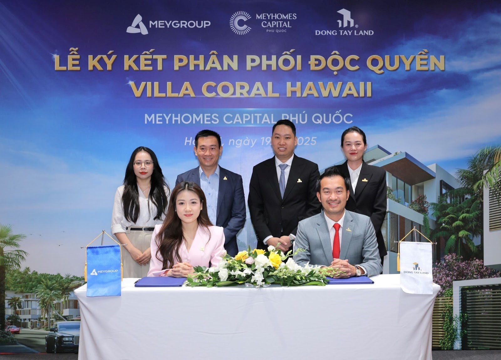 Đông Tây Land ký kết phân phối độc quyền Villa Coral Hawaii – Meyhomes Capital Phú Quốc