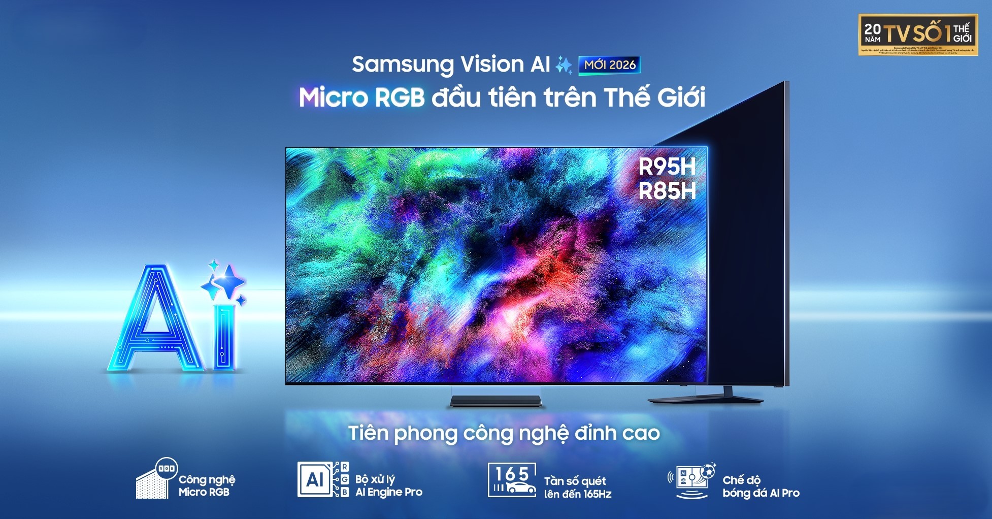Samsung AI TV 2026 đã có mặt tại Việt Nam, mở rộng danh mục AI TV với “Trợ lý Vision AI đa nhiệm”