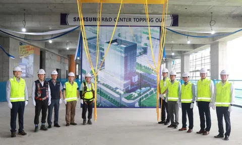 Dự án Trung tâm R&D của Samsung tại Việt Nam đạt mốc quan trọng