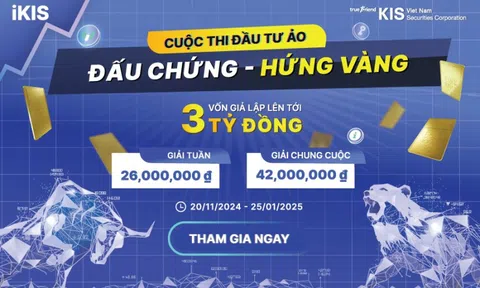 Chứng khoán KIS “chơi lớn” tặng vàng cho nhà đầu tư