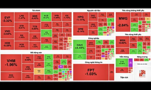 VN-Index lại về sát mốc 1.240 điểm