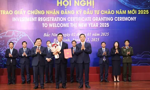 Bắc Ninh trao chứng nhận đầu tư một ngày đã vượt kế hoạch cả năm 2025