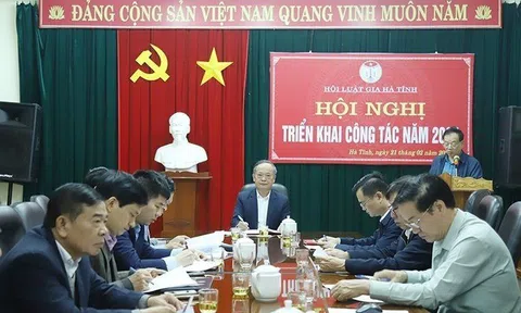 Hội Luật gia Hà Tĩnh triển khai nhiệm vụ công tác năm 2025