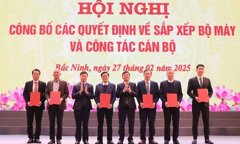 Bắc Ninh bổ nhiệm nhiều lãnh đạo sở, ngành sau sắp xếp