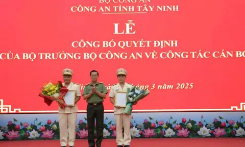 Công an tỉnh Tây Ninh có thêm 2 tân Phó Giám đốc