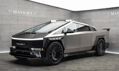 Bán tải thuần điện Tesla Cybertruck hầm hố với gói độ Mansory