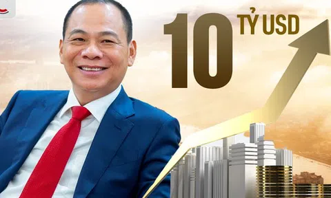 Tài sản của tỷ phú Phạm Nhật Vượng vượt mốc 10 tỷ USD