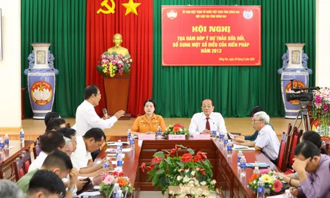 MTTQ và Hội Luật gia Đồng Nai đề xuất nhiều điểm mới trong Dự thảo sửa đổi Hiến pháp 2013