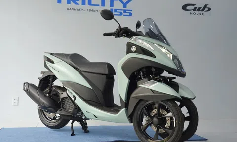 Chi tiết Yamaha Tricity 155 - xe ga bánh kép, trang bị cả 'phanh tay'