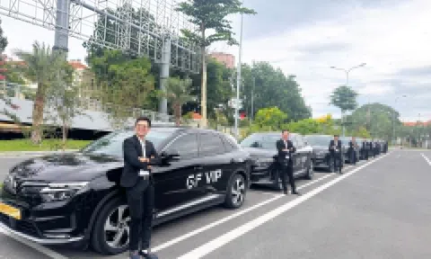 Green Future ra mắt dịch vụ đưa đón sân bay cao cấp với xe VF 8, VF 9