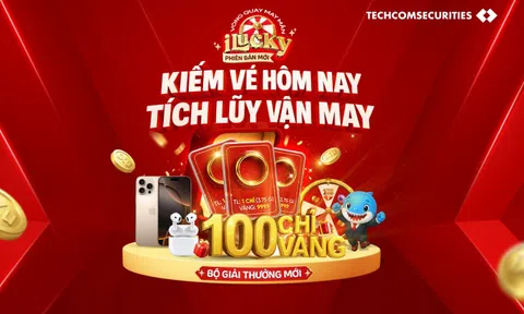 Cơn sốt "Vòng quay may mắn iLucky" tại TCBS: Tặng 100 chỉ vàng nhẫn