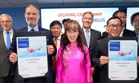 Vietjet đặt hàng mới 100 máy bay A320/ A321neo