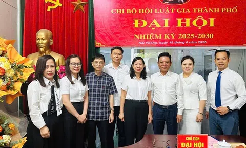 Chi bộ Hội Luật gia Tp.Hải Phòng tổ chức Đại hội nhiệm kỳ 2025 - 2030