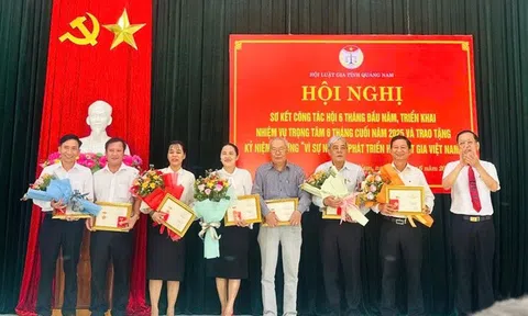 Hội Luật gia Quảng Nam sơ kết 6 tháng đầu năm, đẩy mạnh hoạt động vì dân, vì công lý