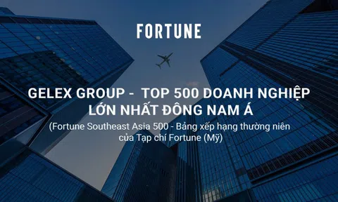 GELEX góp mặt trong Top 500 doanh nghiệp lớn nhất Đông Nam Á 2025