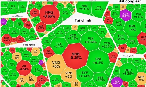 VN-Index chốt tháng 6 vượt mốc 1.375 điểm