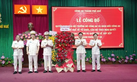 Huế có 2 tân Phó Giám đốc Công an Thành phố