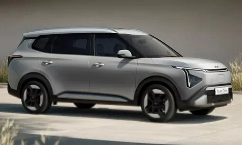 Kia công bố xe điện 7 chỗ mới - đi xa 490 km, bán tại Ấn Độ đầu tiên