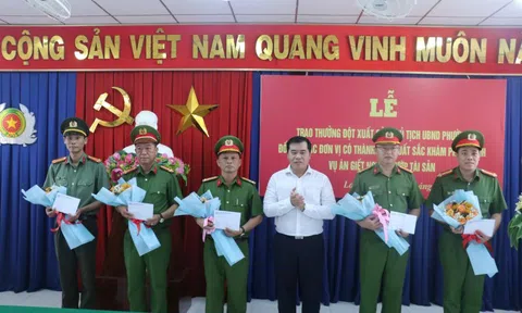 Khen thưởng các đơn vị phá án nhanh, bắt đối tượng sát hại nữ chủ quán cà phê tại Tây Ninh
