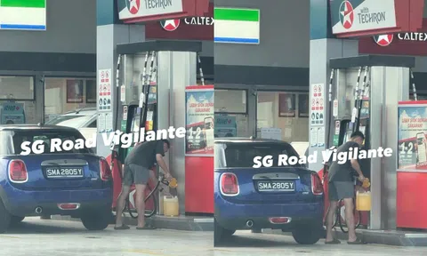 Malaysia điều tra vụ tài xế Singapore đổ 'trộm' xăng RON95