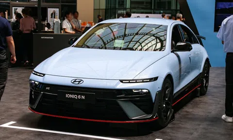 Ảnh thực tế 'siêu xe điện' Hyundai Ioniq 6 N