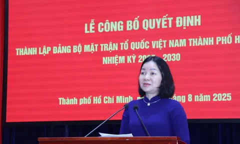 Bà Trương Thị Bích Hạnh làm Bí thư Đảng uỷ MTTQ Việt Nam Tp.HCM