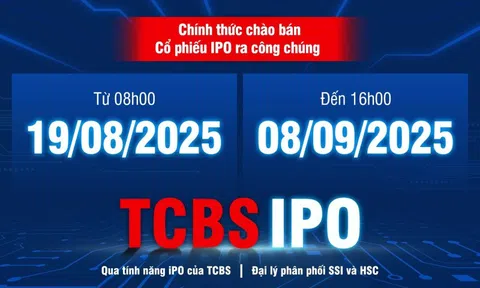 TCBS mở đăng ký mua cổ phiếu IPO từ 19/08