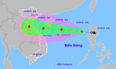 Áp thấp nhiệt đới vào Biển Đông, khả năng mạnh lên thành bão giật cấp 15