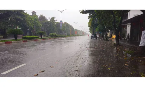 Bão số 5 (Kajiki): Hà Tĩnh, Quảng Trị mưa trắng trời, gió bắt đầu mạnh lên