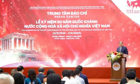 Trung tâm Báo chí mở cửa đón gần 1.500 phóng viên dịp 80 năm Quốc khánh