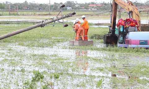 Sau bão số 5 (Kajiki): 70% khách hàng bị ảnh hưởng đã có điện trở lại