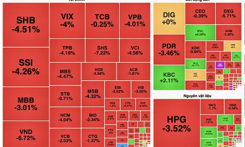VN-Index "rơi tự do" sau khi chạm đỉnh lịch sử 1.700 điểm