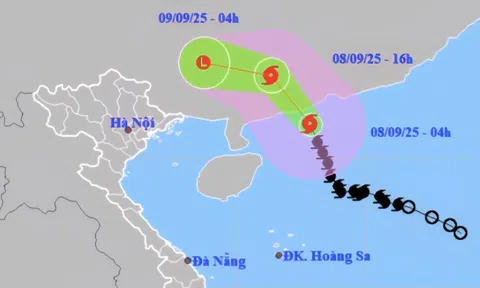 Bão số 7 giật lên cấp 13, cảnh báo mưa lớn, dông, lốc ở miền Bắc