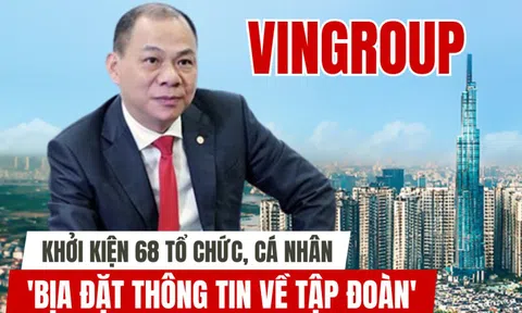 Nhóm cổ phiếu Vingroup tăng vọt sau thông tin khởi kiện 68 tổ chức và cá nhân