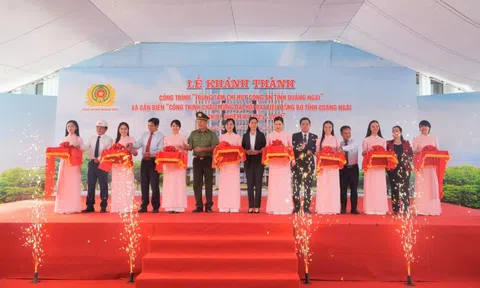 Khánh thành Trung tâm chỉ huy Công an tỉnh Quảng Ngãi