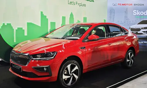 Cận cảnh Skoda Slavia - 'tân binh' phân khúc sedan cỡ B