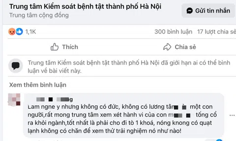 CDC Hà Nội khóa bình luận Fanpage vì nhân viên liên quan vụ 'mẹ kế bạo hành'