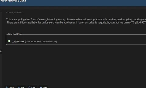 Hacker rao bán dữ liệu của Giao Hàng Nhanh và Sapo trên "web đen", doanh nghiệp phản hồi gì?