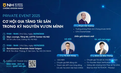NHSV ra mắt Hội thảo: Cơ hội gia tăng tài sản trong kỷ nguyên vươn mình
