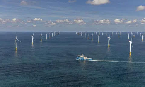 Trang trại điện gió với hơn 100 turbine đang hình thành trên Biển Baltic