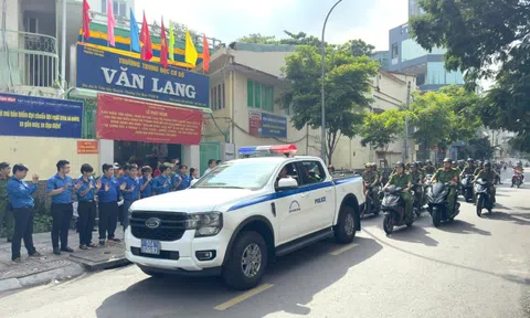 Phường Tân Định tổng ra quân trấn áp tội phạm
