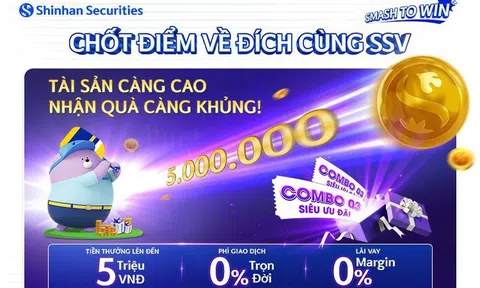 Thị trường nâng hạng, Chứng khoán Shinhan tung ưu đãi lớn tiếp sức nhà đầu tư