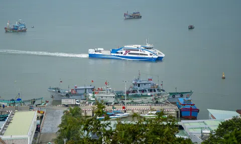 Hiện trạng vị trí dự kiến xây đường vượt biển Cần Giờ - Vũng Tàu