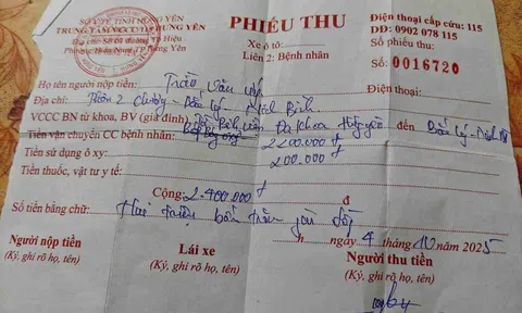 Chở bệnh nhân hấp hối từ bệnh viện về "nhà cách 12 km", tài xế xe cứu thương thu 2,4 triệu đồng