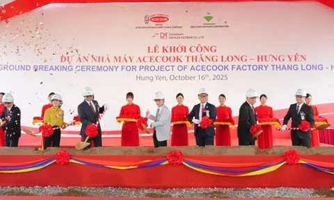 Acecook Việt Nam khởi công nhà máy Thăng Long - Bước tiến mới trong hành trình vươn tầm thế giới