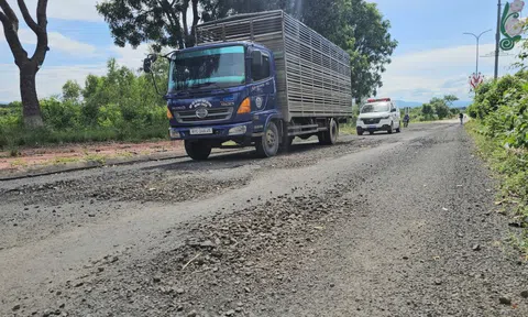 UBND tỉnh Gia Lai chỉ đạo làm rõ vụ "Ngán ngẩm đường vừa làm xong đã nát bươm"
