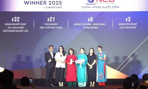 NCB được vinh danh top 'Doanh nghiệp được yêu thích 2025'