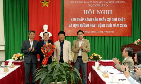 Ông Lê Huy Toàn được bầu làm Chủ tịch Hội Nhà báo tỉnh Lâm Đồng