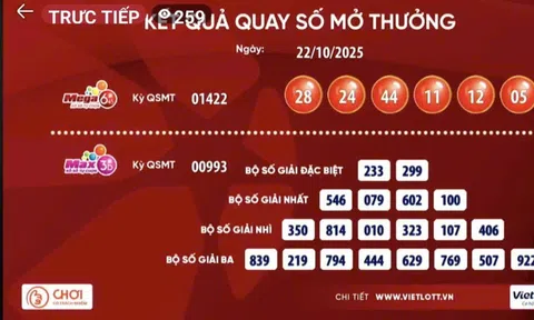 Vé số Vietlott lại có người trúng giải Jackpot hàng trăm tỉ đồng